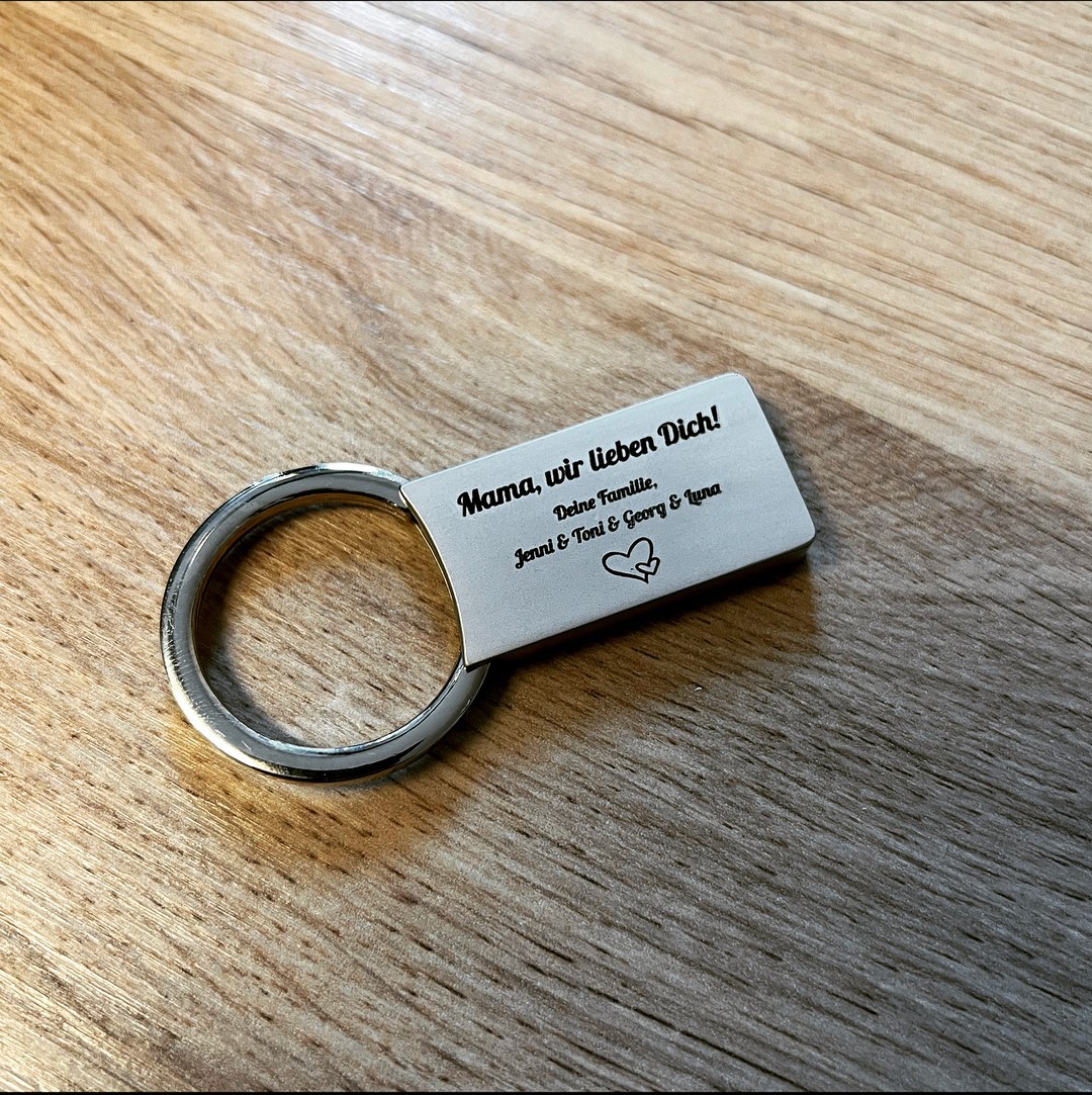 Schlüsselanhänger Classic Large mit Gravur Schlüsselanhänger Classic Large mit Gravur