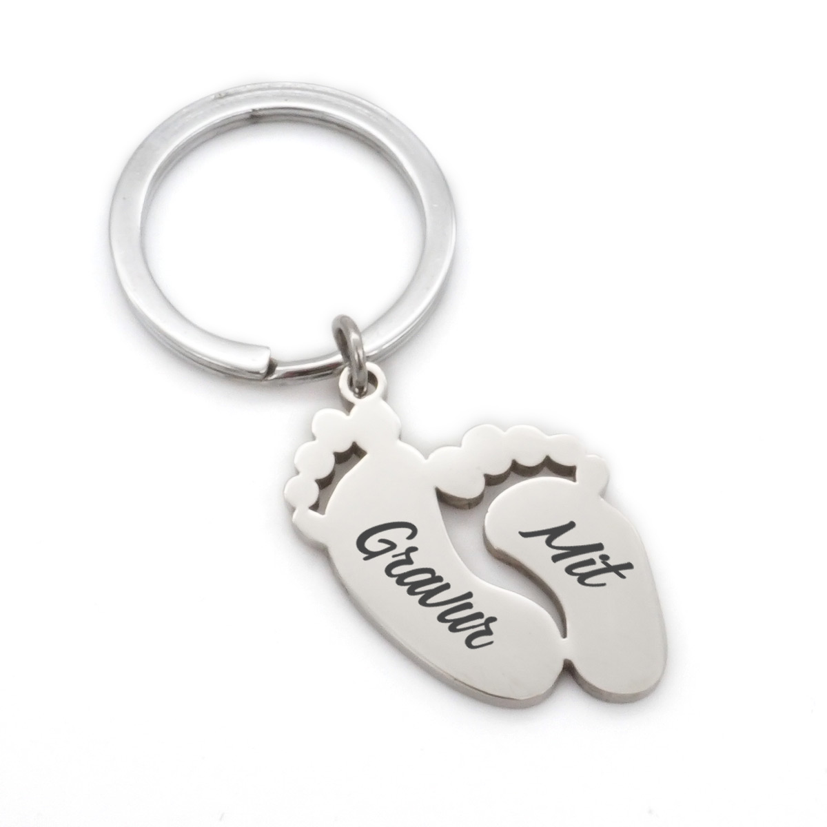 BabyFuesse-Beispiel Schlüsselanhänger Baby Füße Beispiel