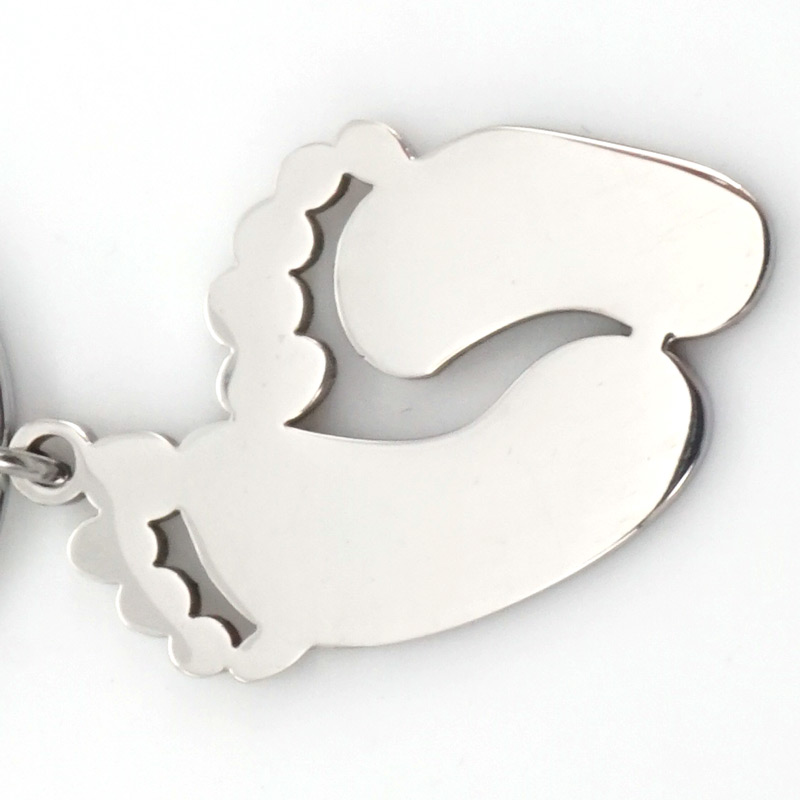 BabyFuesse-Maske Schlüsselanhänger Baby Füße Vorlage